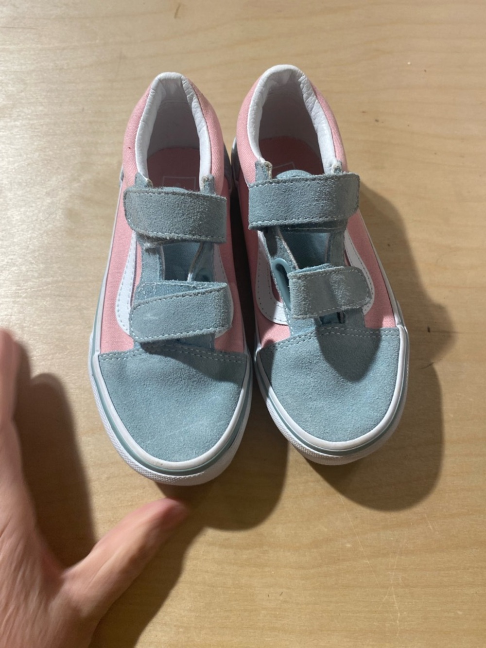Vans Kids Two-Tone Pink and Light Blue Sneakers 13.0 (Box 1) - Picture 11 of 12
